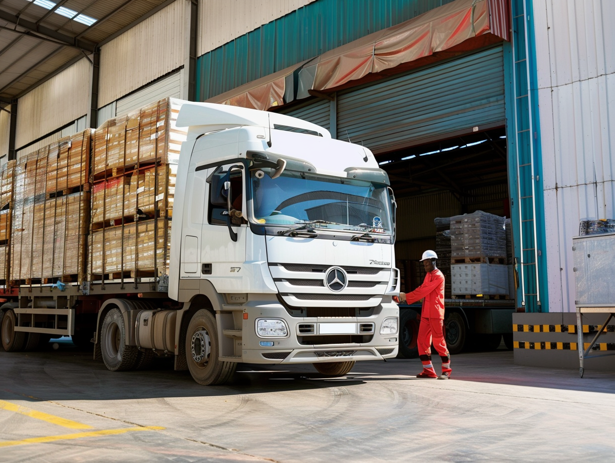 Fitzgerald Meelk Limited haulage truck loaded for a coordinated cargo movement