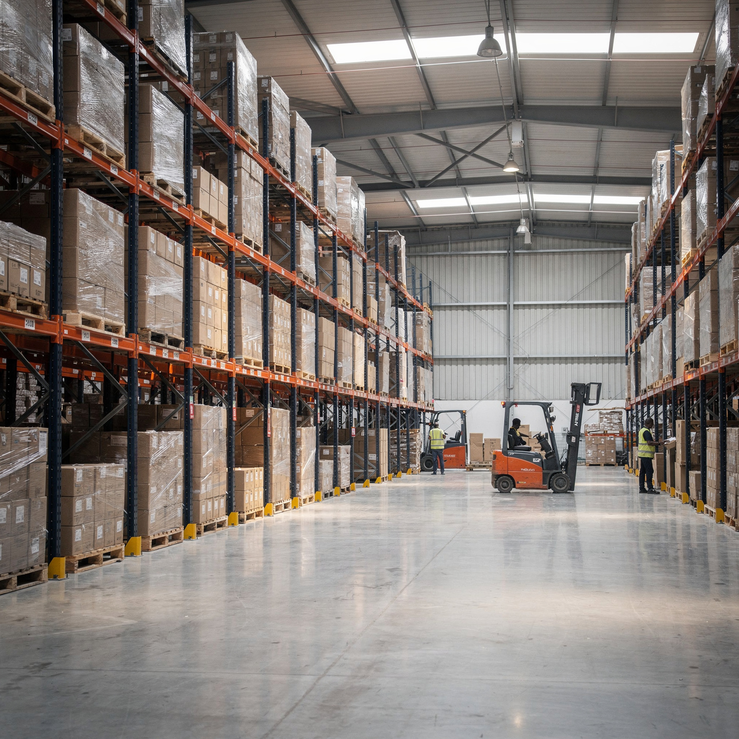 Organised warehousing space with managed inventory by Fitzgerald Meelk Limited